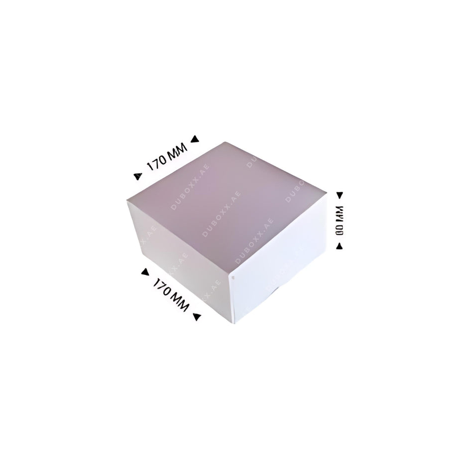 Cake Boxes Plain White -5Sizes-5Pcs/Pack