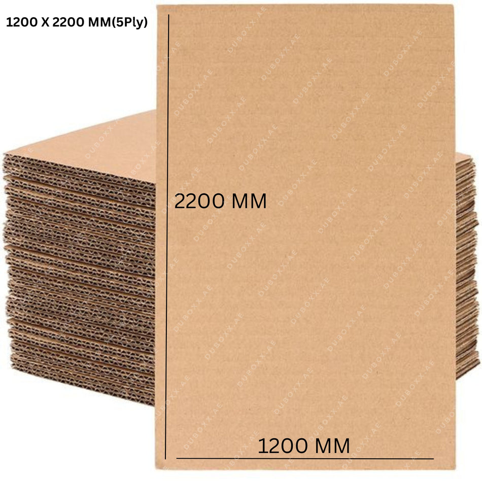 Corrugated Sheets-3Ply 4MM / 5Ply 7MM Thick-120x220CM