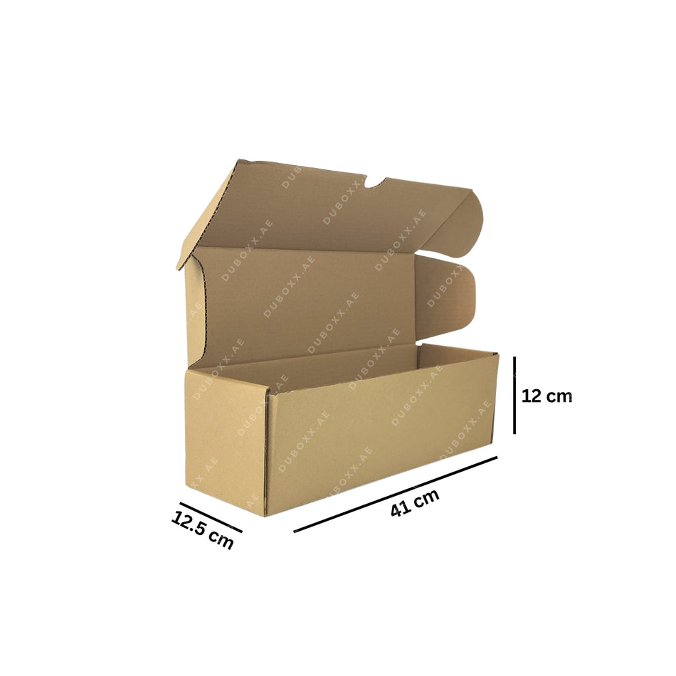 E-Comm Gift/ Single Bottle Box -41x12.5x12CM-Brown