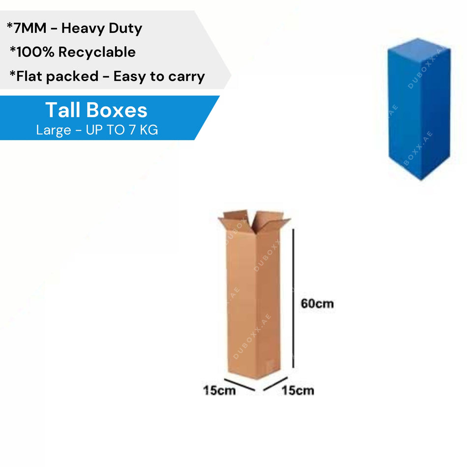 Shipping Carton Box 15x15x60CM-5Ply