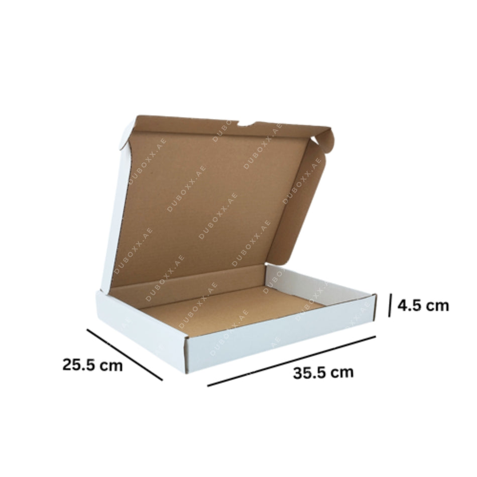 Frame Box Small-36x26x5CM-Brown/White