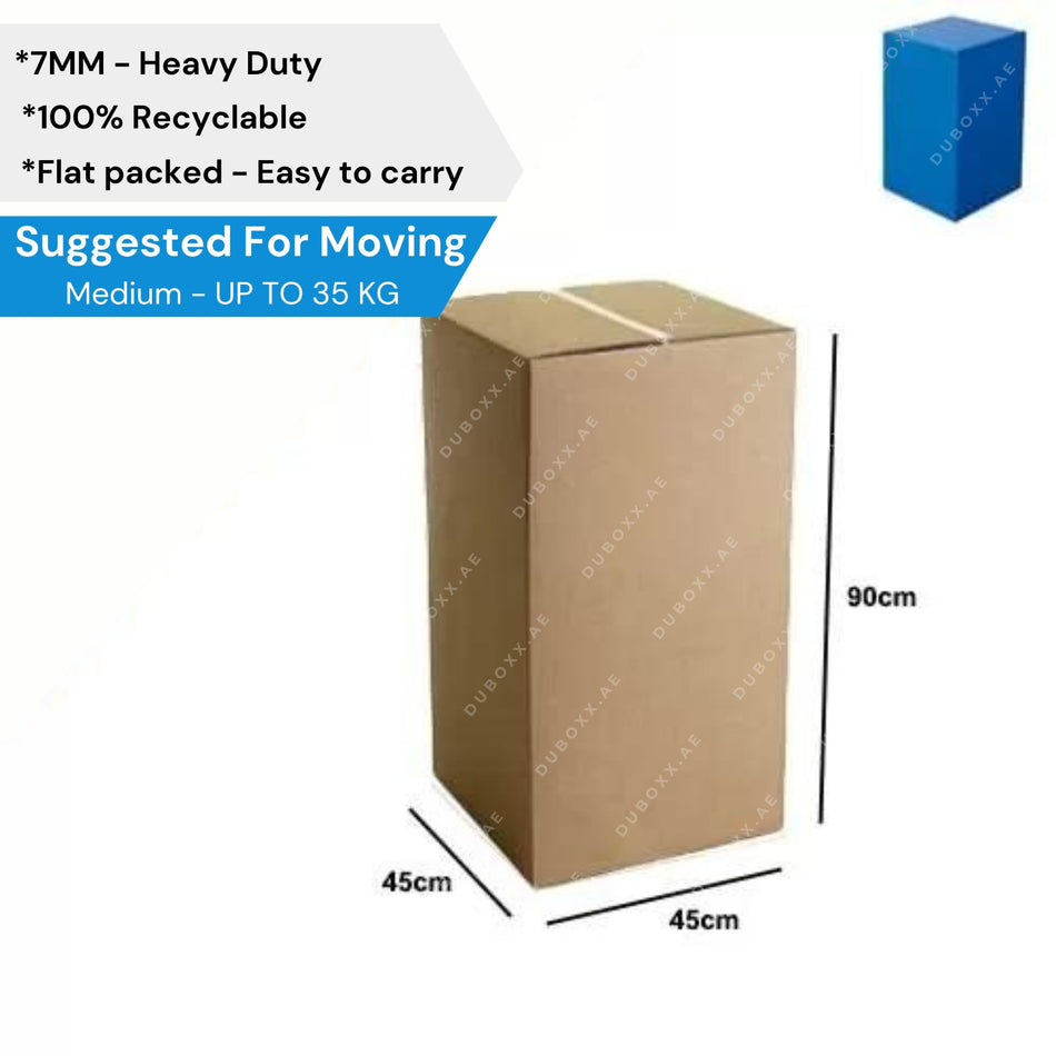 Shipping Carton Box 45x45x90CM-5Ply