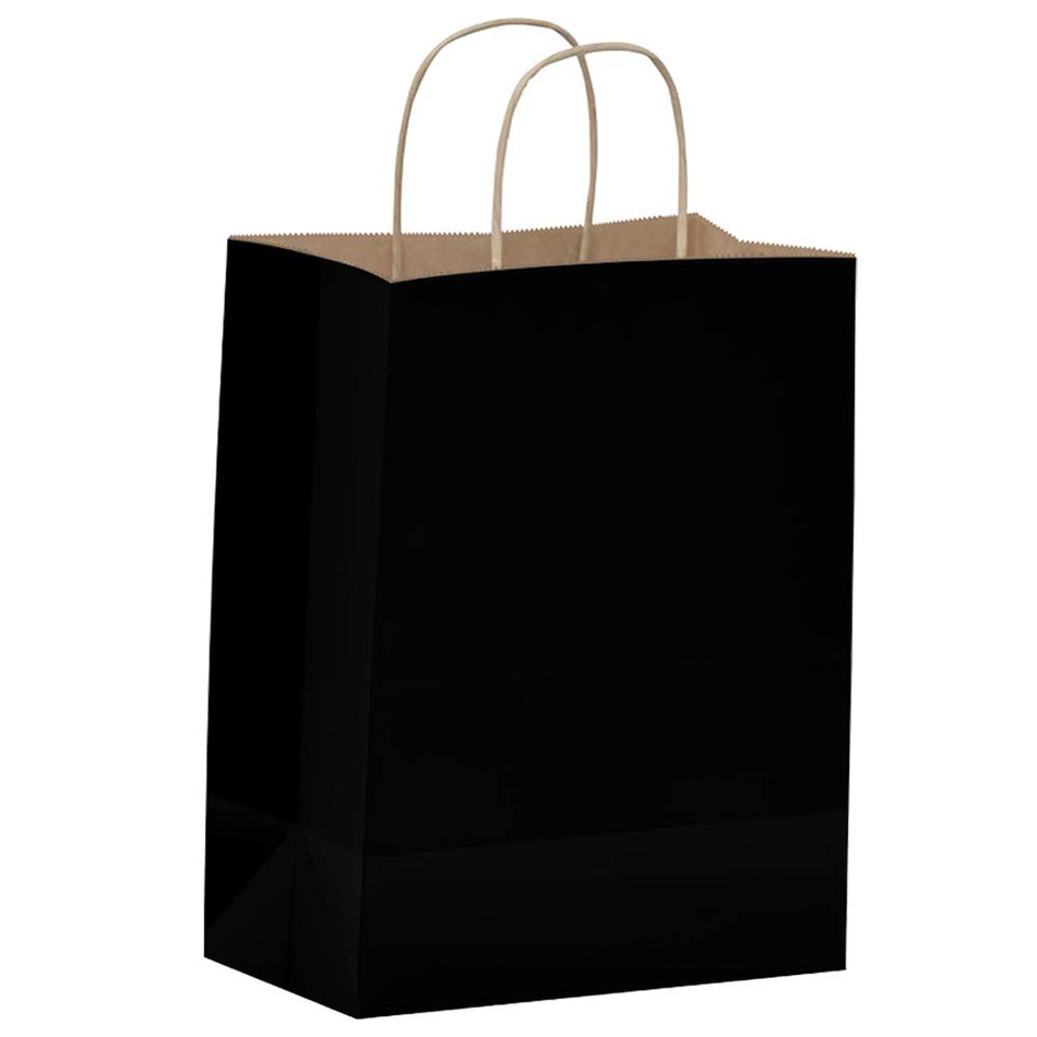 Paper Bags Twisted Handle-100Gsm-250Pcs/Box-Brown/Black/White