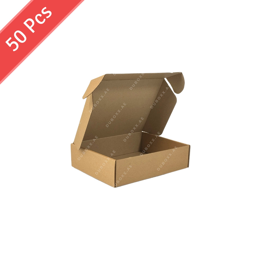 Ramadan SnackBox -23x18x6 CM White/Brown-50Pcs/Pack