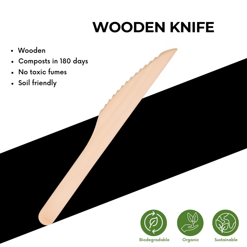 Wooden Cutleries Knife-1000Pcs