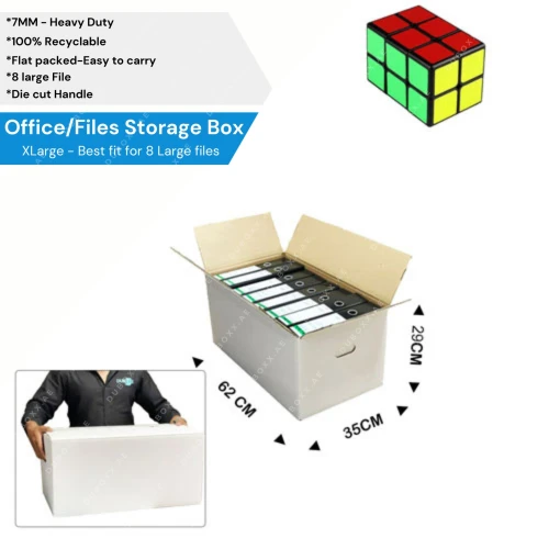 Heavy Duty Storage File Boxes in Stock 